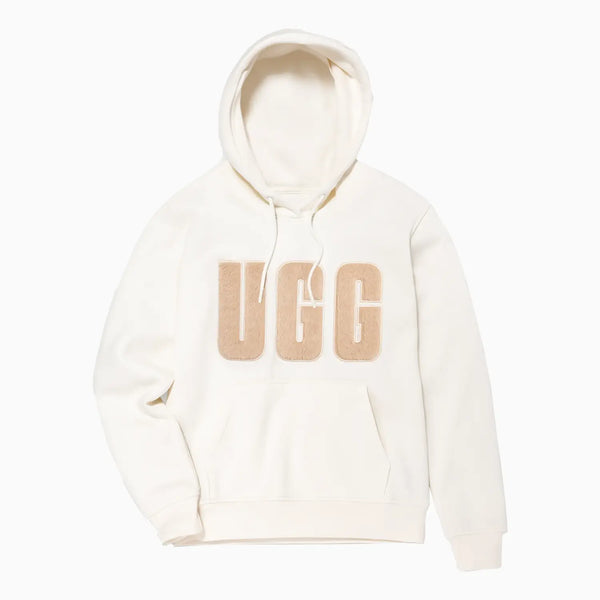 UGG Women's Rey UGGfluff Logo Pull Over Hoodie