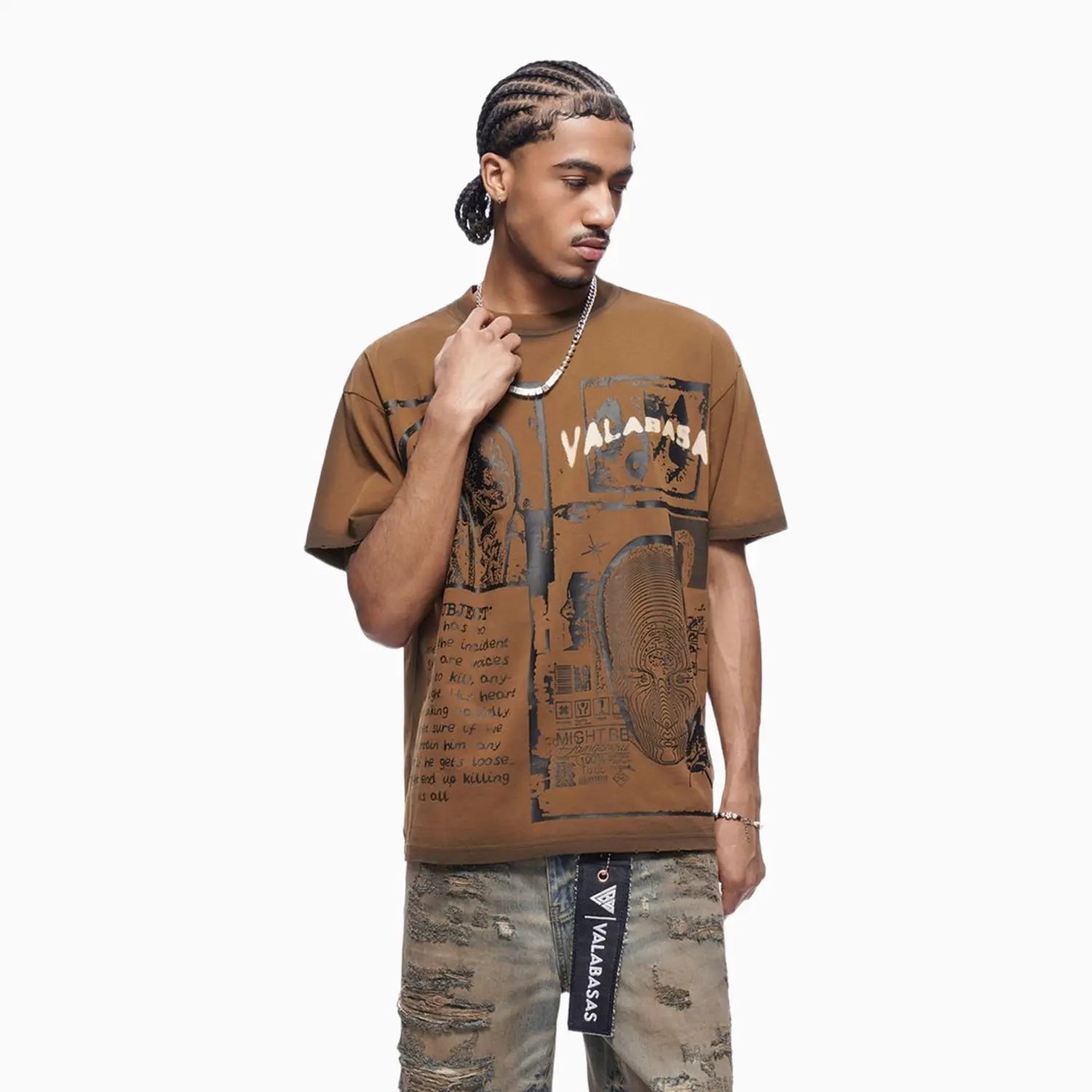 Men's Cyber T-Shirt Valabasas - Tops and Bottoms USA
