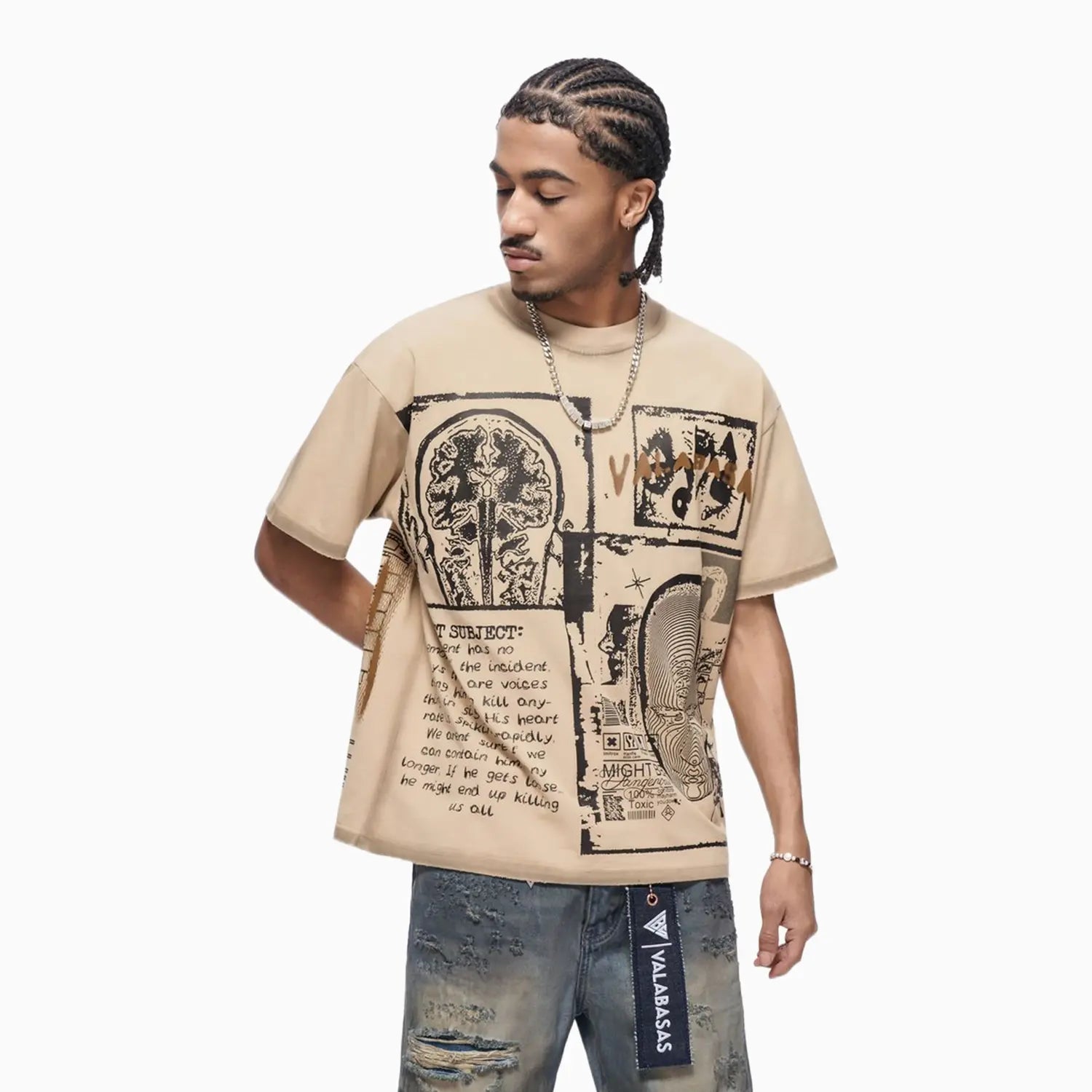 Men's Cyber T-Shirt Valabasas - Tops and Bottoms USA