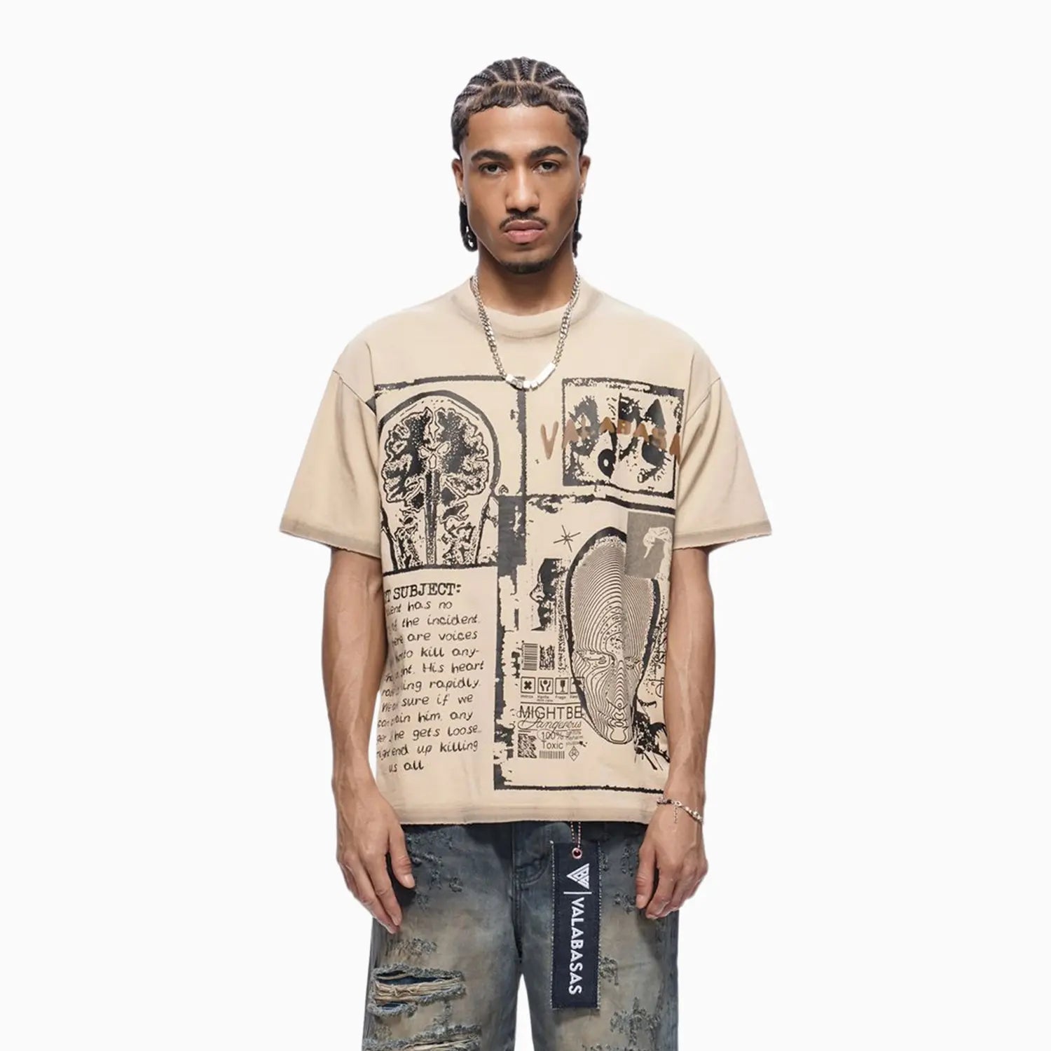 Men's Cyber T-Shirt Valabasas - Tops and Bottoms USA
