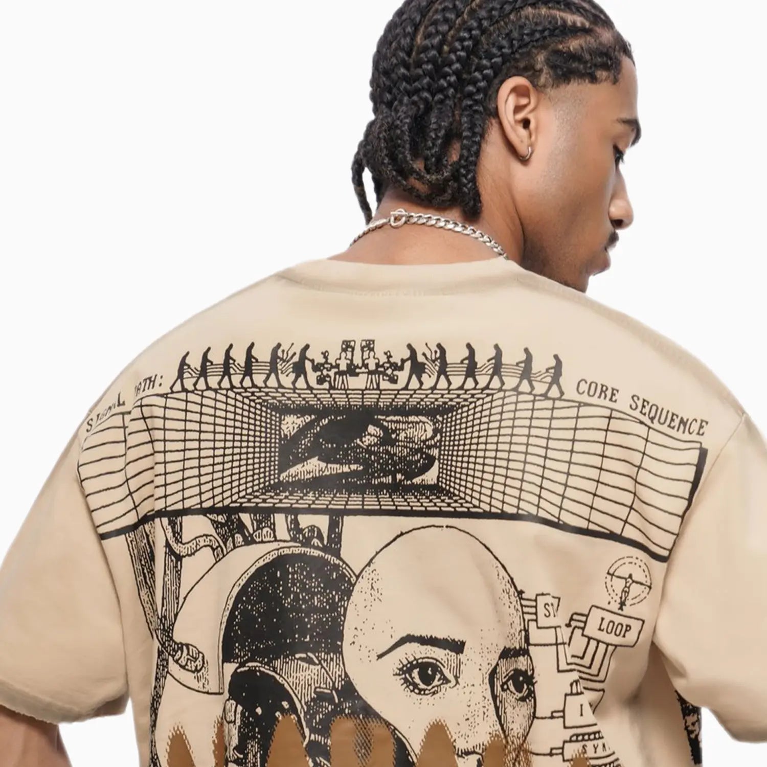 Men's Cyber T-Shirt Valabasas - Tops and Bottoms USA