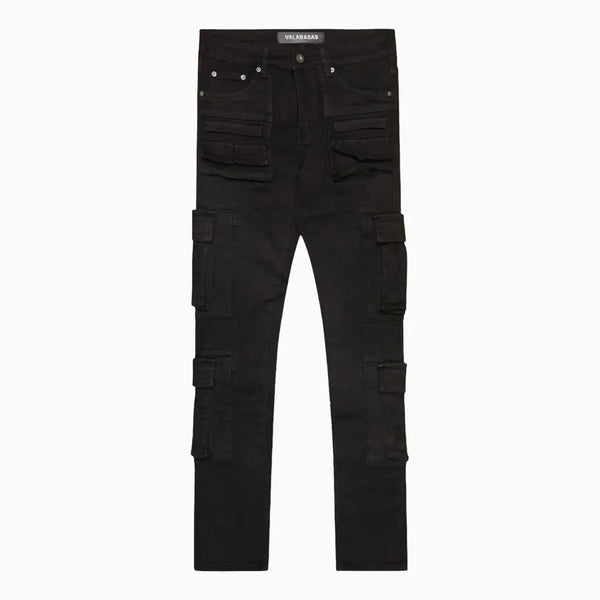 Valabasas Men's General Black Washed Skinny Pant