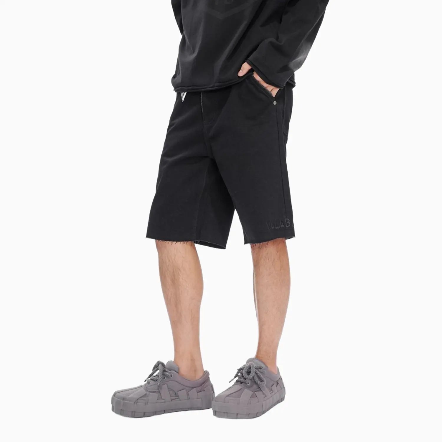 Men's Mr Shorts Black Valabasas - Tops and Bottoms USA