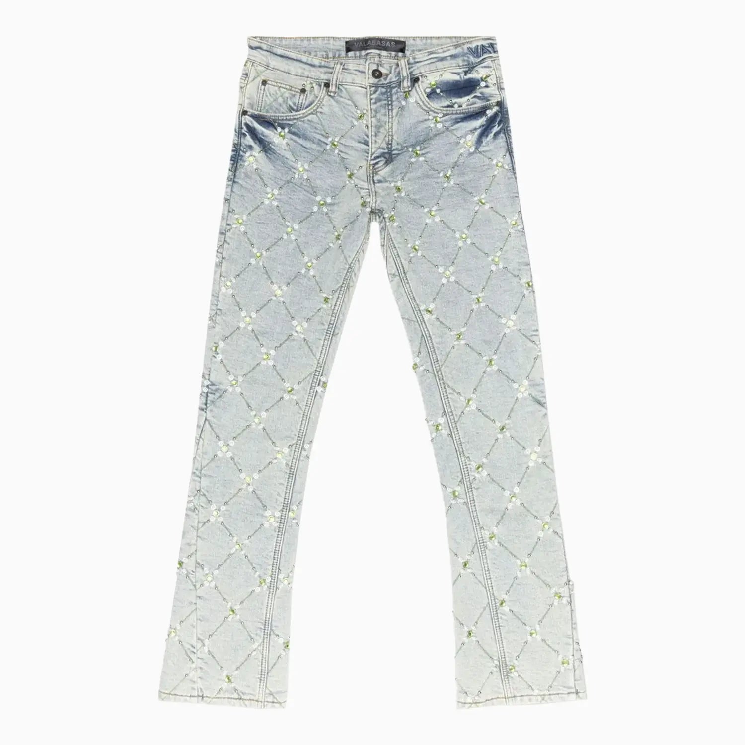 Men's Pop Stacked Denim Pant Valabasas - Tops and Bottoms USA