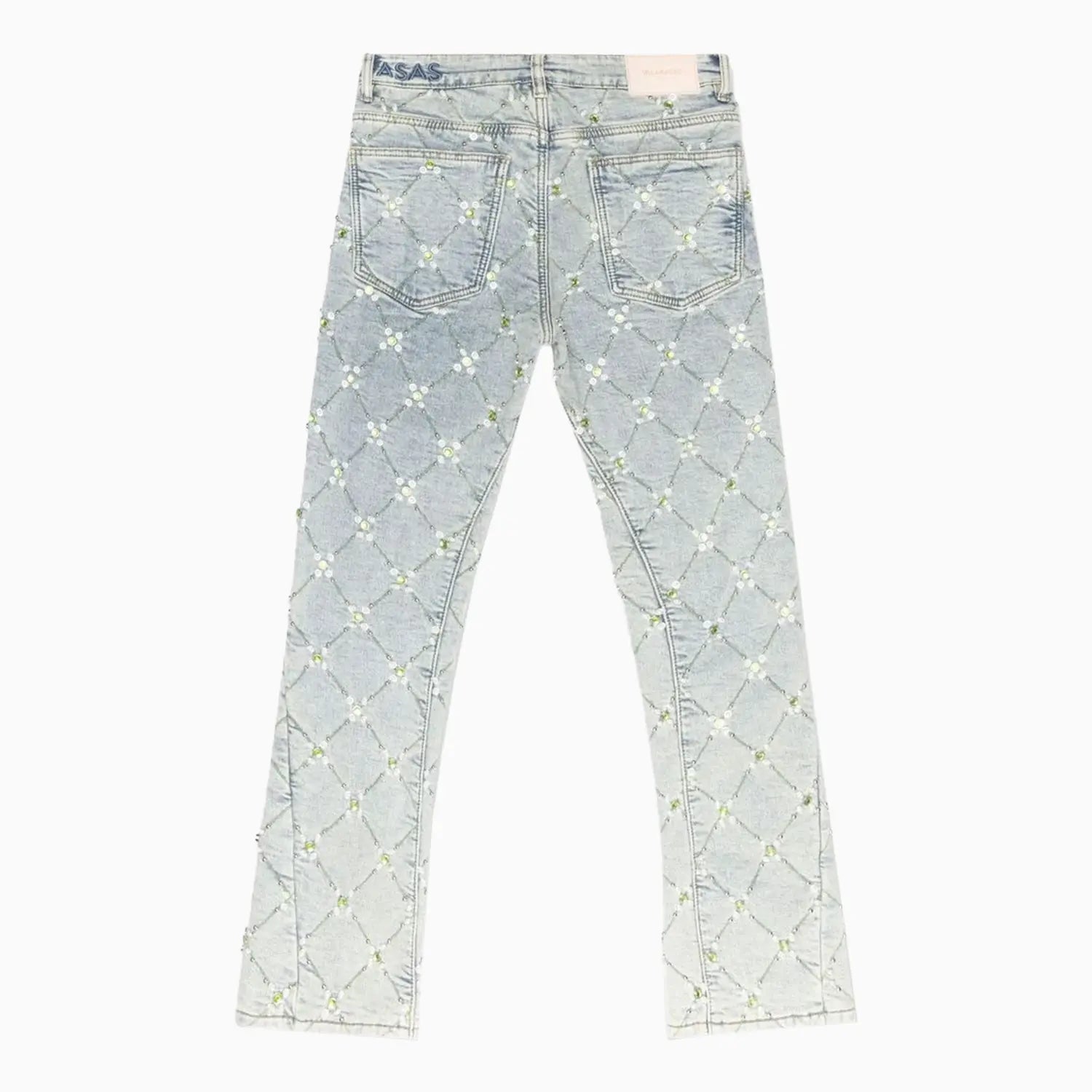 Men's Pop Stacked Denim Pant Valabasas - Tops and Bottoms USA