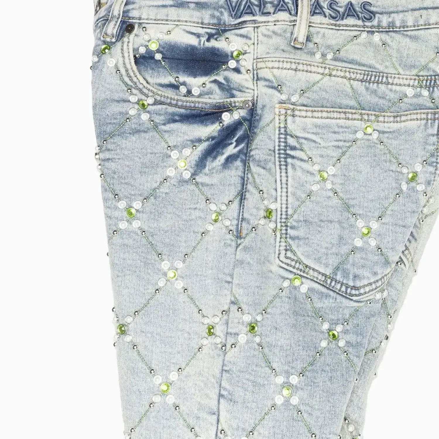 Men's Pop Stacked Denim Pant Valabasas - Tops and Bottoms USA