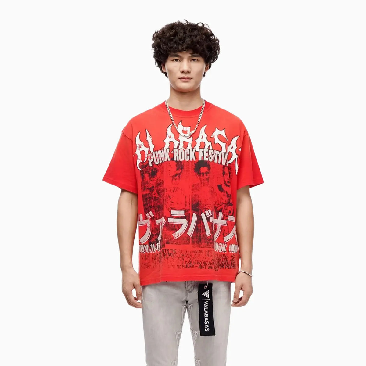 Men's Punk Fest Red T-Shirt