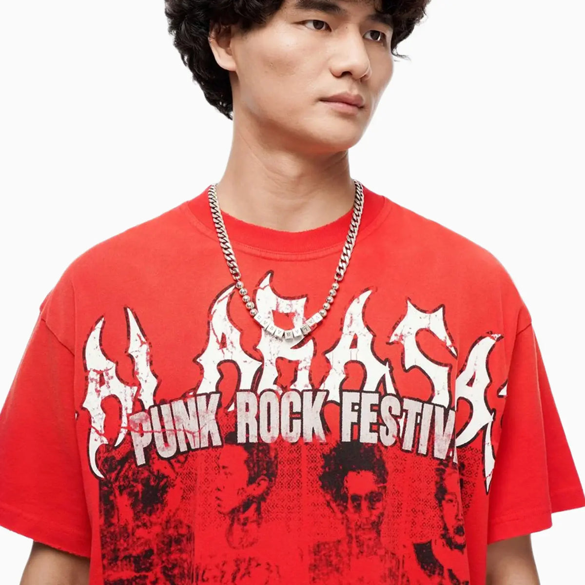 Men's Punk Fest Red T-Shirt