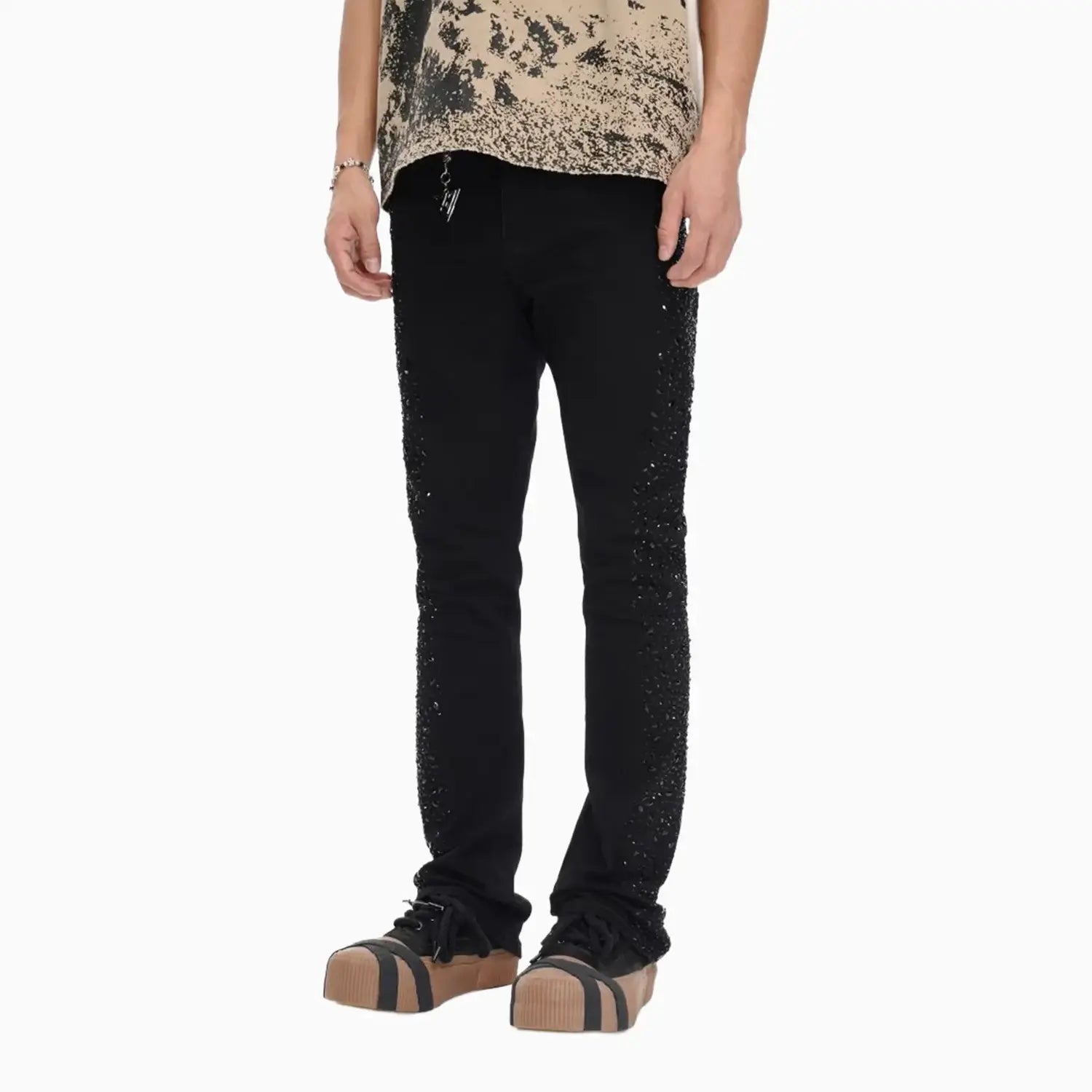 Men's Stock Jet Stacked Flare Denim Pant