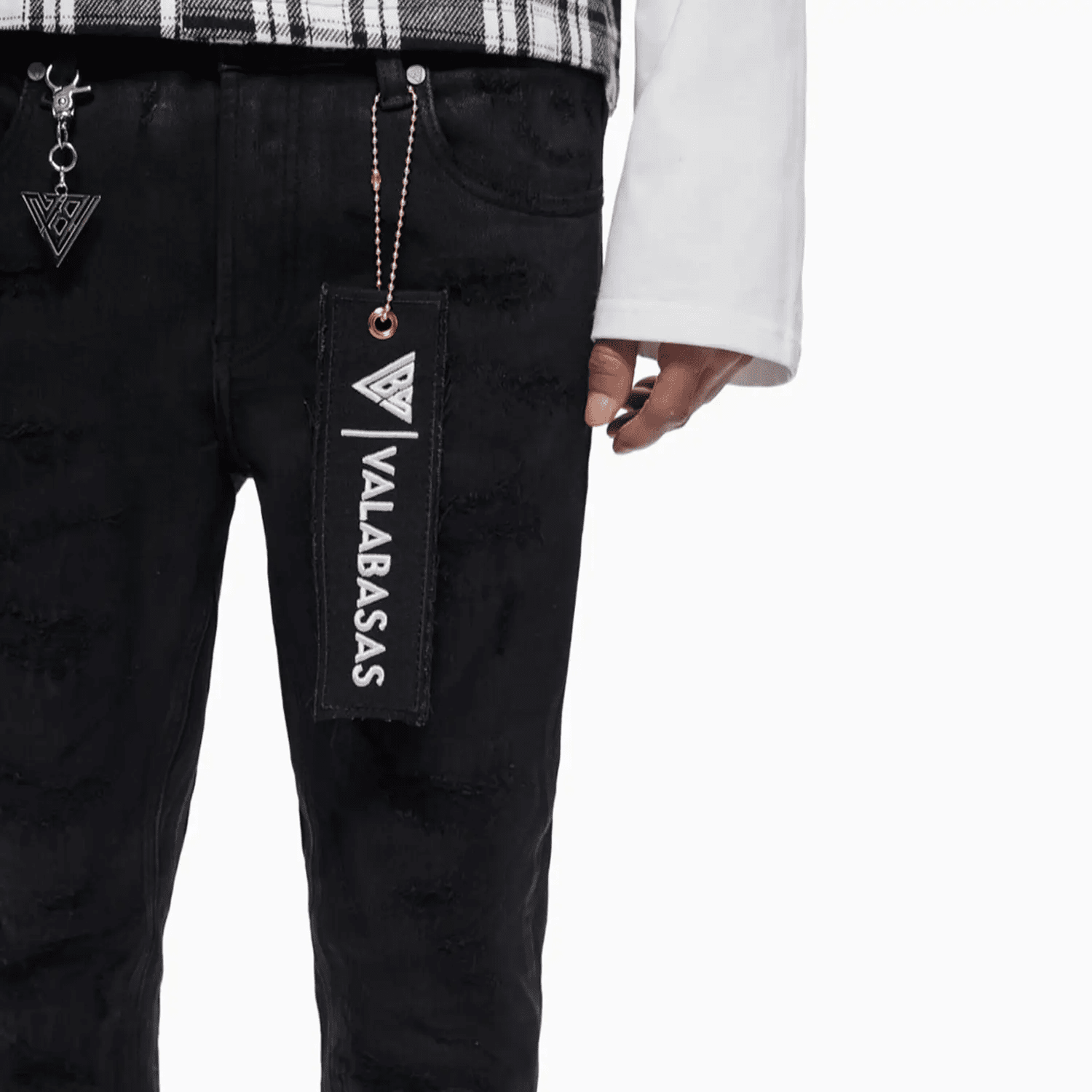 Men's Trance Stacked Waxed Denim Pant Valabasas - Tops and Bottoms USA