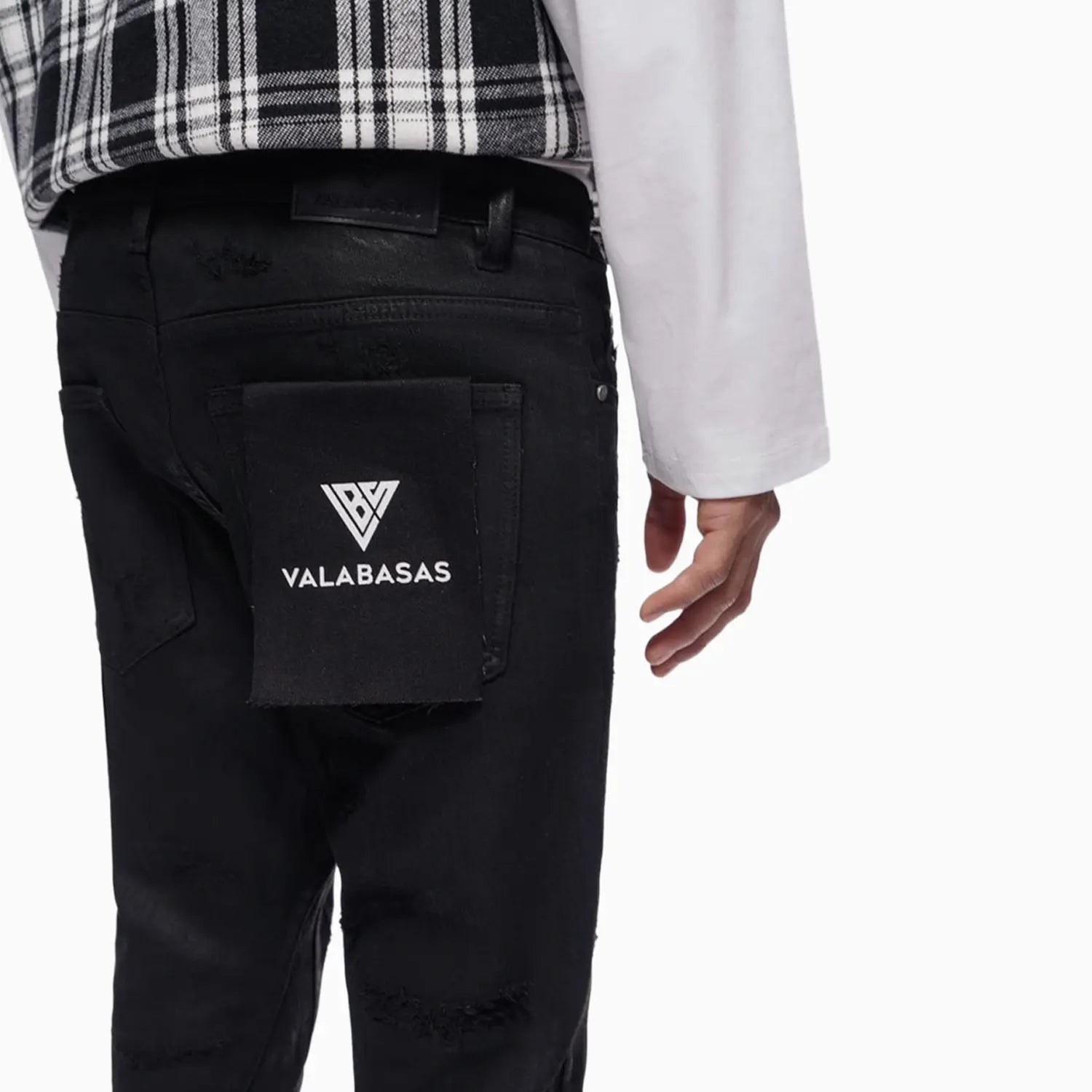 Valabasas Men's Trance Stacked Waxed Denim Pant