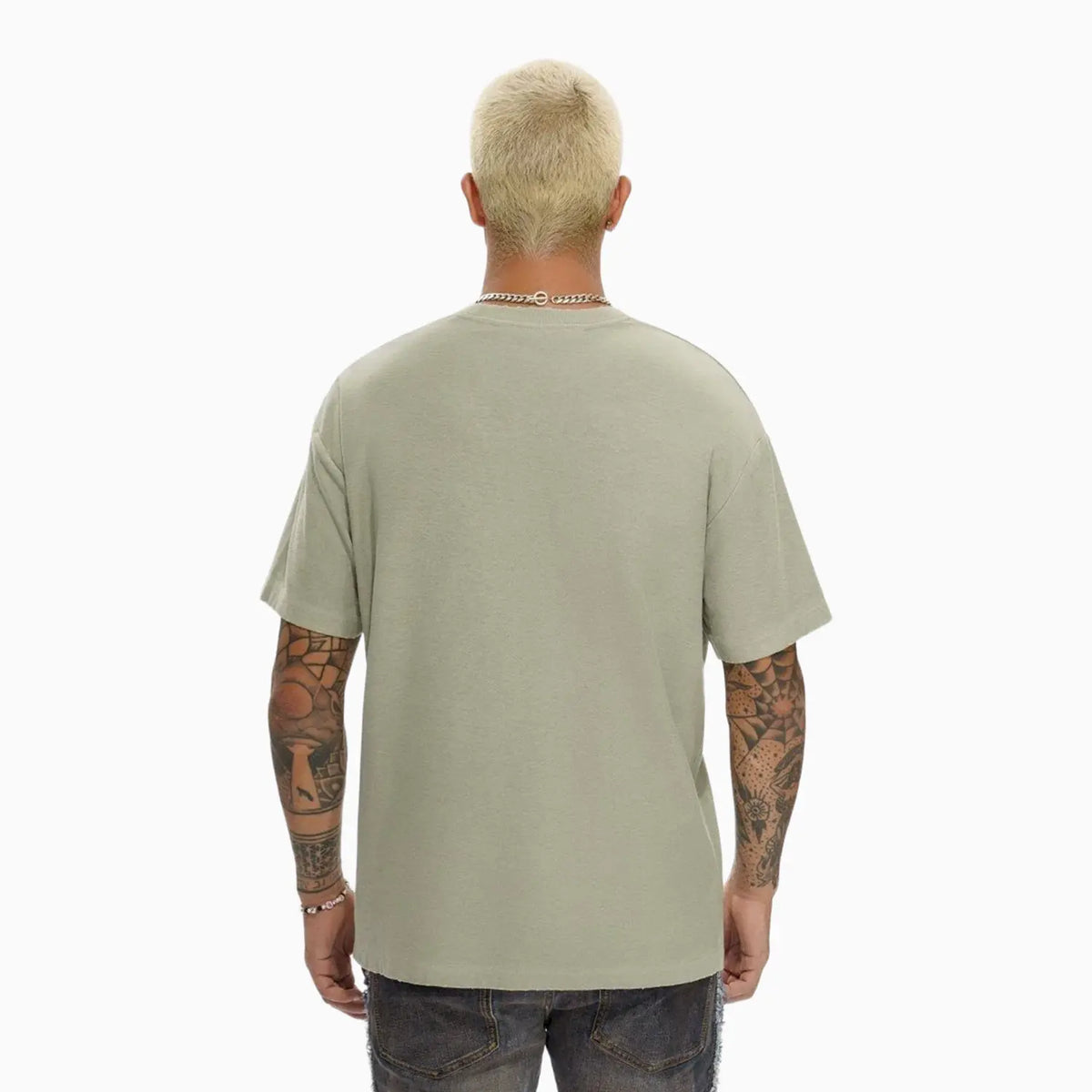 Men's Vlogo Washed T-Shirt Valabasas - Tops and Bottoms USA