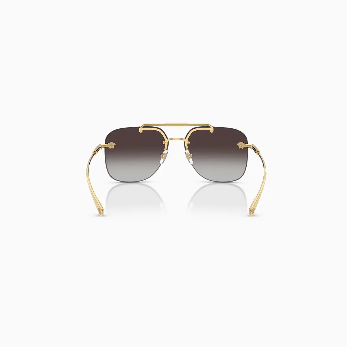 Versace Gold Grey Gradient Sunglasses Versace - Tops and Bottoms USA