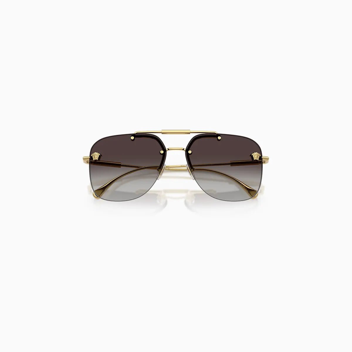 Versace Gold Grey Gradient Sunglasses Versace - Tops and Bottoms USA