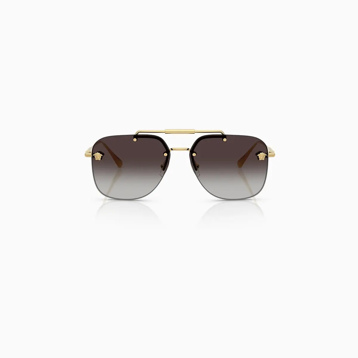 Versace Gold Grey Gradient Sunglasses Versace - Tops and Bottoms USA