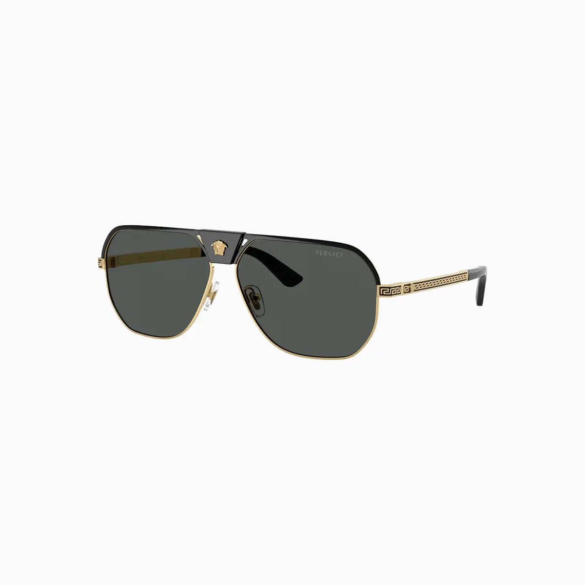 Men's Versace Black Dark Grey Sunglasses Versace - Tops and Bottoms USA