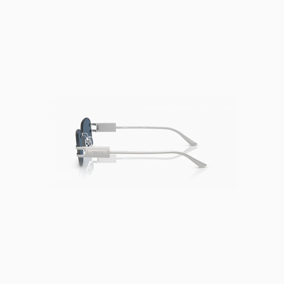 Men's Versace Blue Silver Sunglasses Versace - Tops and Bottoms USA