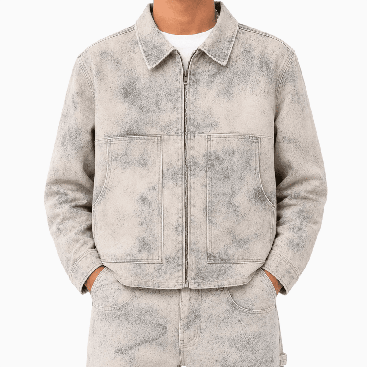 Men's Canvas Twill Jacket Waimea - Tops and Bottoms USA