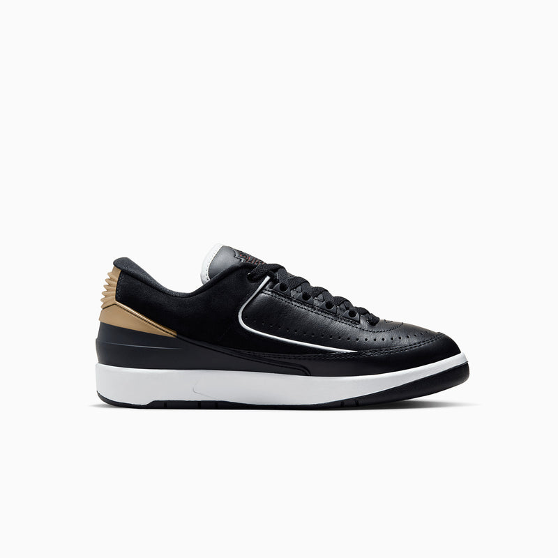 Women's Air Jordan 2 Retro Low Black Varsity Red