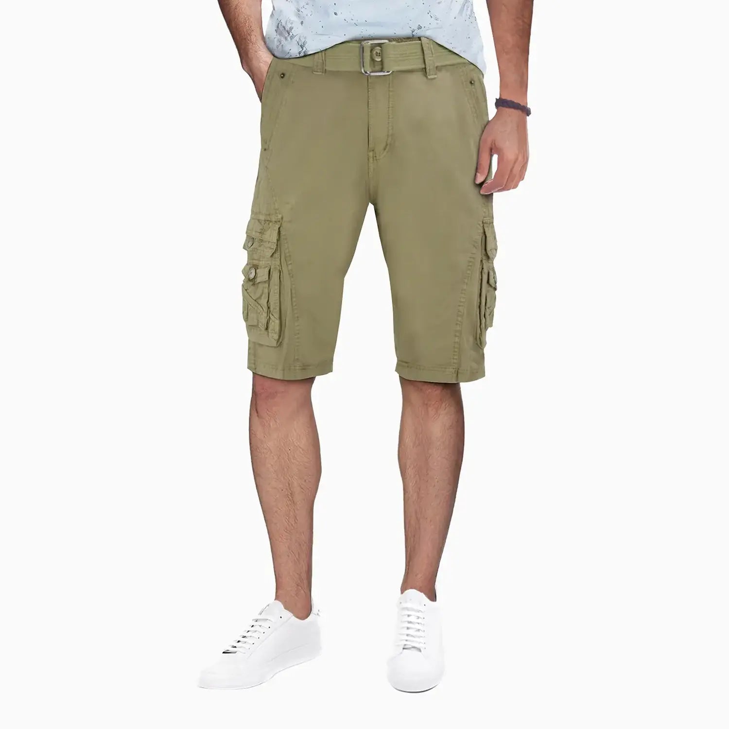 xray-jeans-mens-belted-cargo-shorts-with-snap-detail-xms-19026-stn