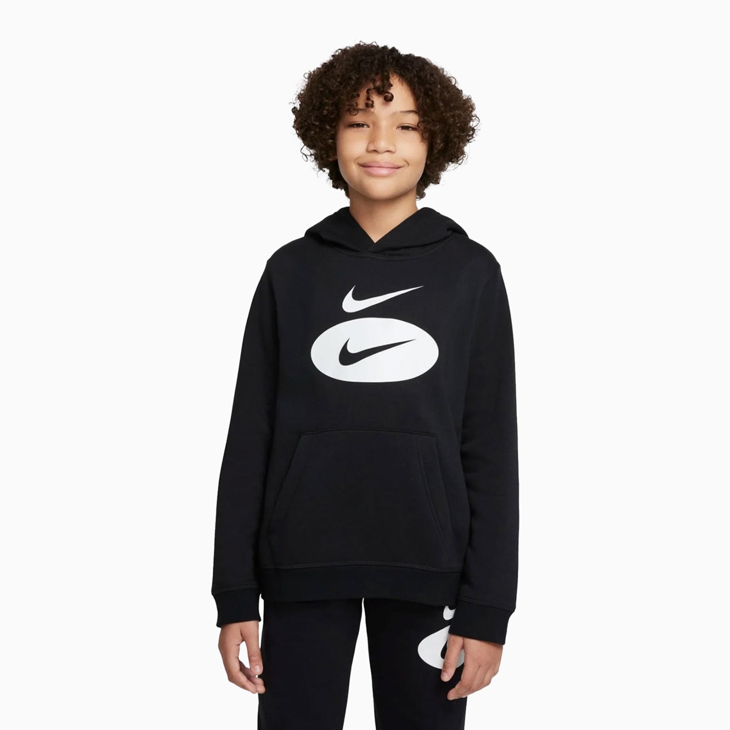 Nike Kid's Sportswear Outfit - Color: Black Grey White - Tops and Bottoms USA -