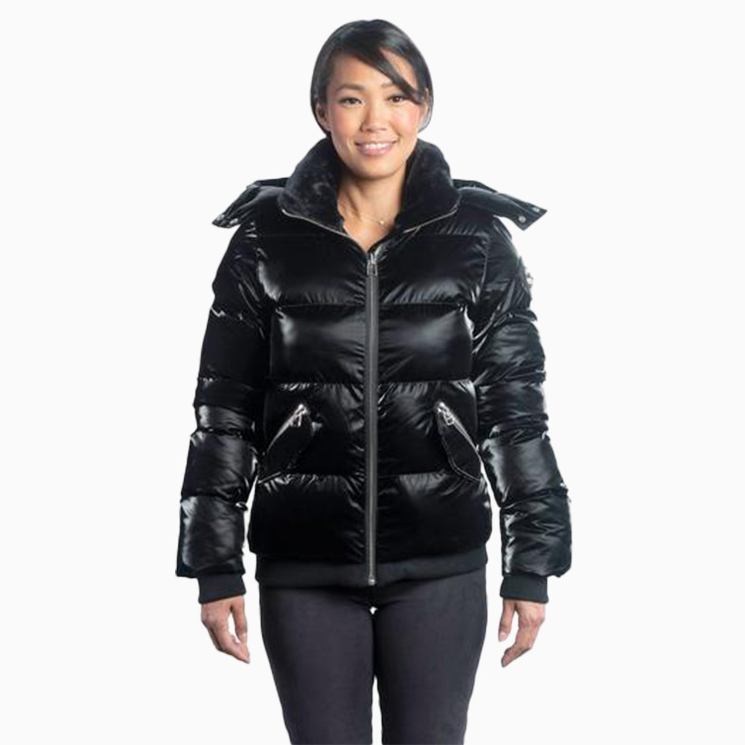 Woodpecker Women's Bumnester 3/4 Bomber Jacket - Color: Black - Tops and Bottoms USA -