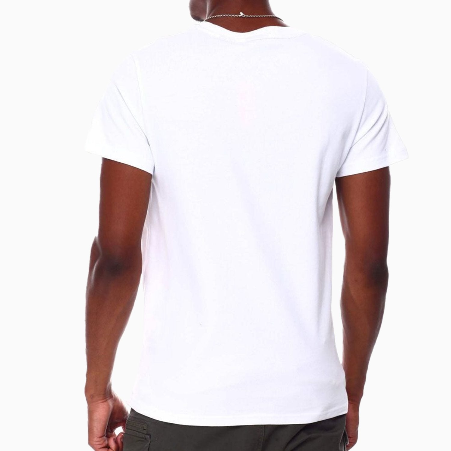 Superdry Men's Crew Neck Short Sleeve T Shirt - Color: Black, Optic White - Tops and Bottoms USA -