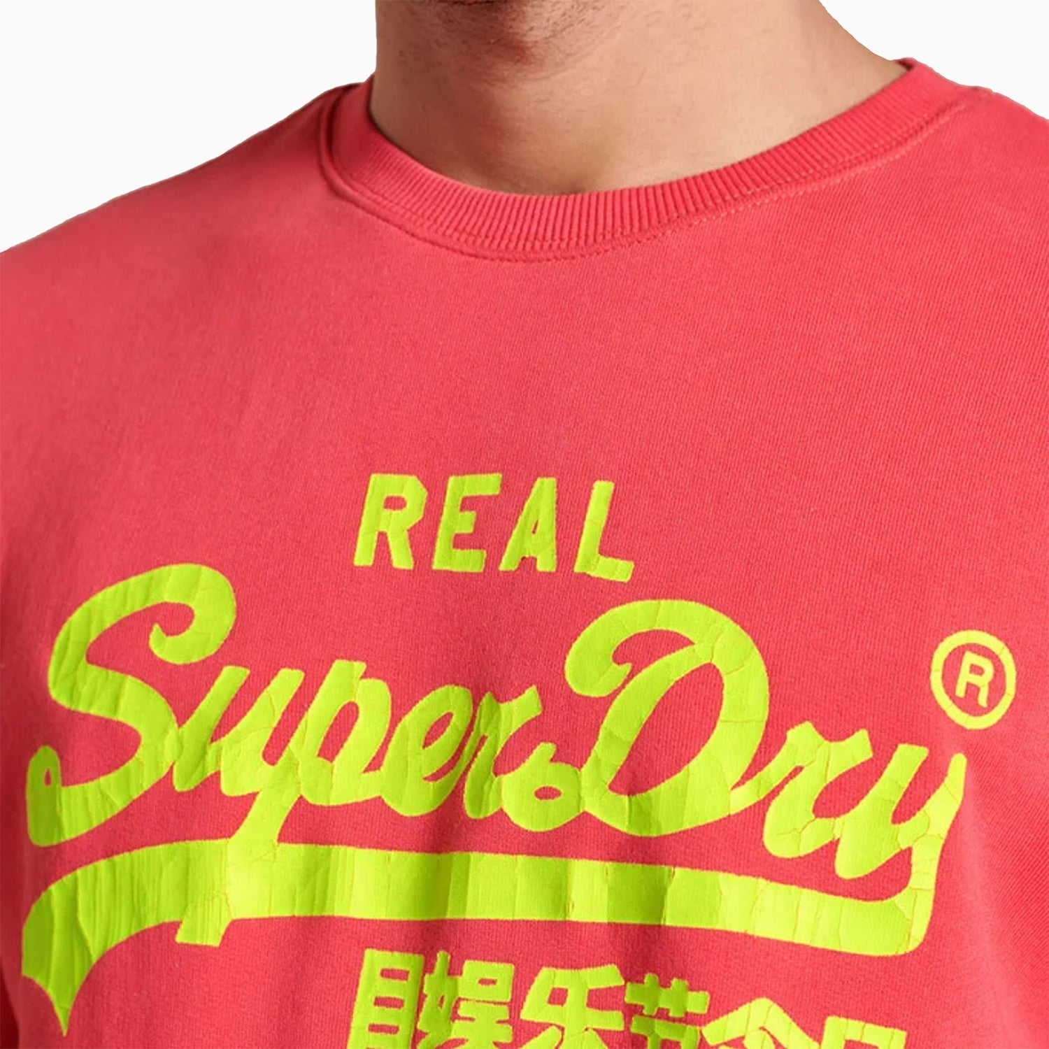 Superdry Men's VL AC Sweatshirt - Color: Campus Red - Tops and Bottoms USA -