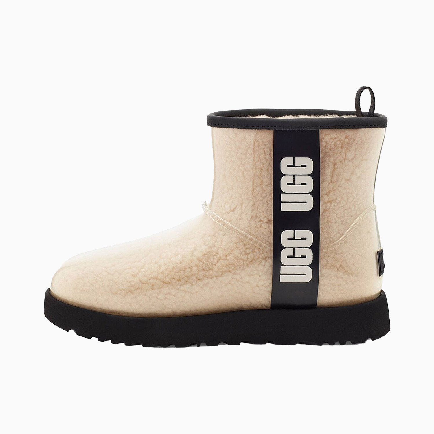 UGG Women's Classic Clear Mini Boot - Color: Black, Natural Black, Samba Red - Tops and Bottoms USA -
