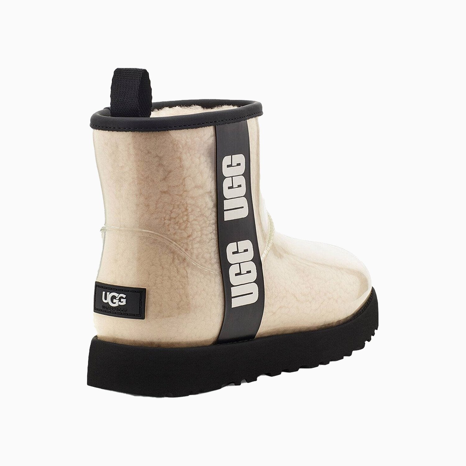 UGG Women's Classic Clear Mini Boot - Color: Black, Natural Black, Samba Red - Tops and Bottoms USA -