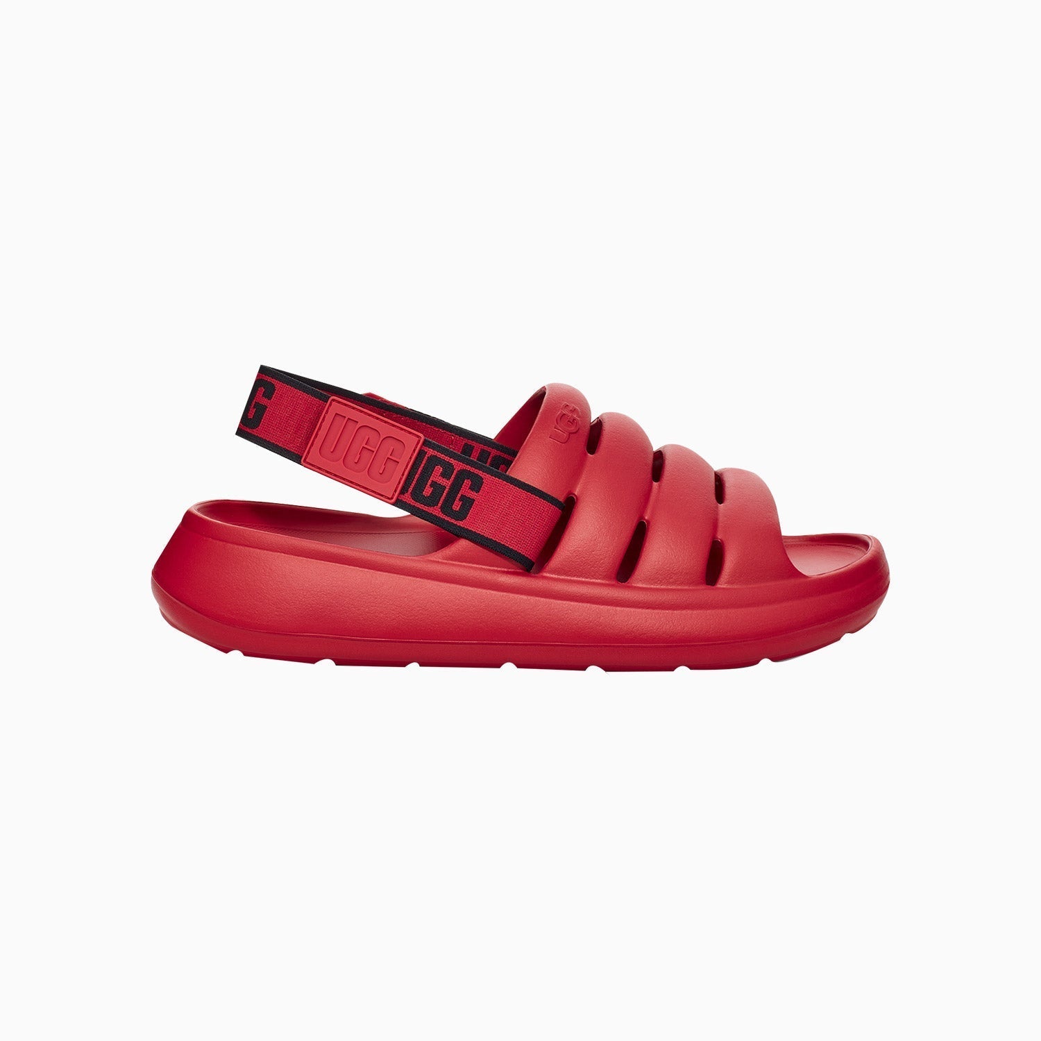 UGG Men's Sport Yeah Slide - Color: Samba Red - Tops and Bottoms USA -
