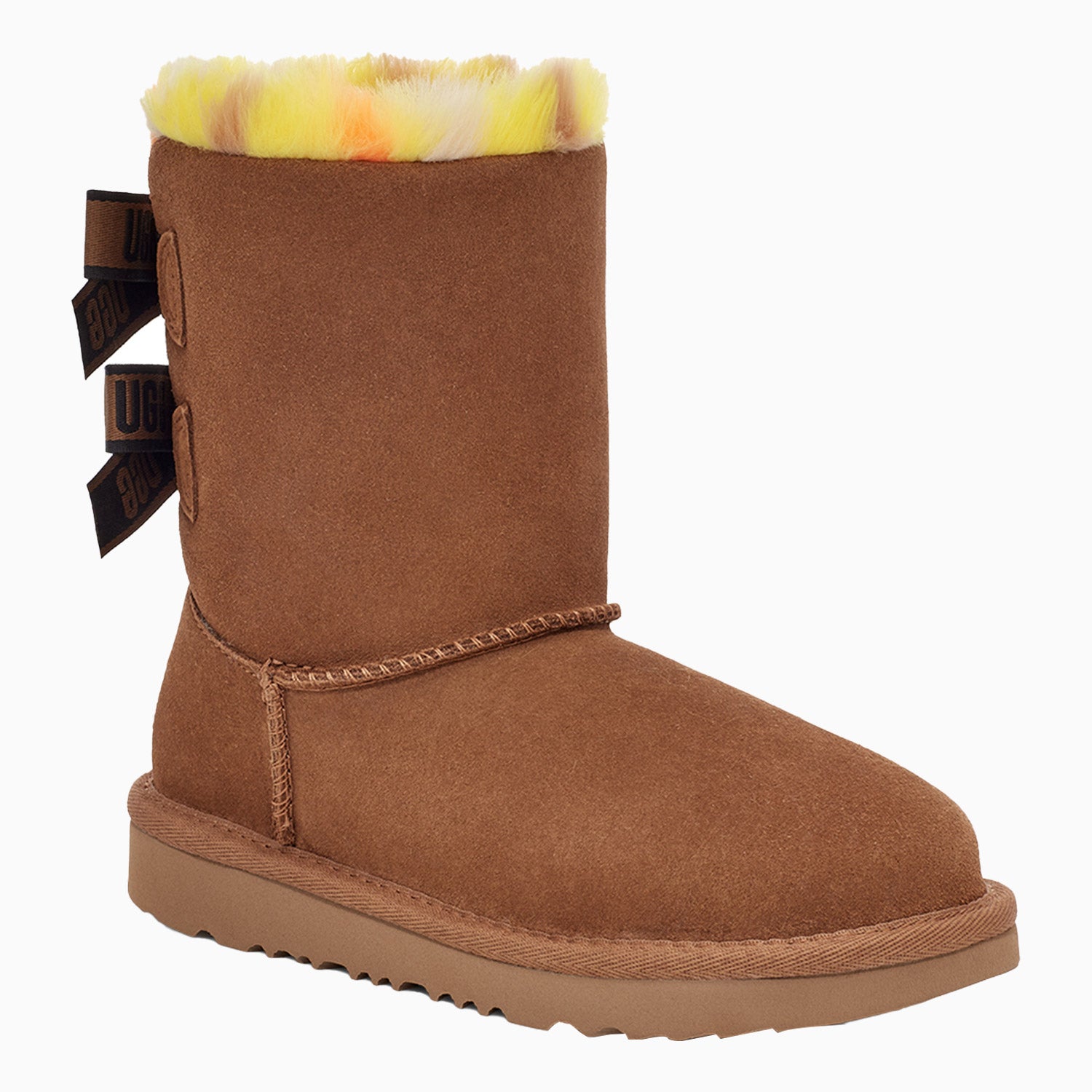 UGG Kid's Bailey Bow Plaid Punk Boot - Category: Little Kids, Big Kids - Tops and Bottoms USA -
