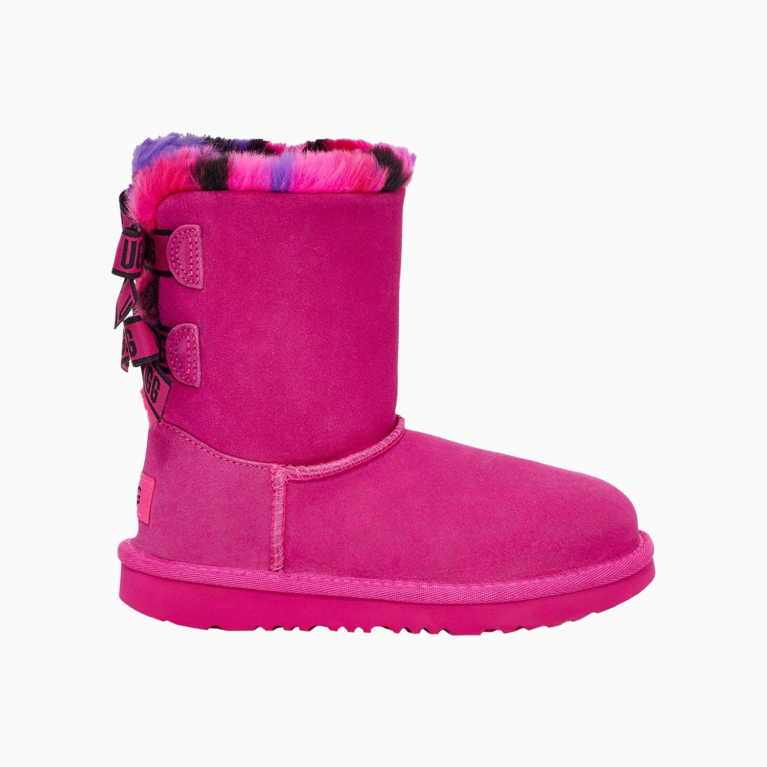 UGG Kid's Bailey Bow Plaid Punk Boot - Category: Little Kids - Tops and Bottoms USA -