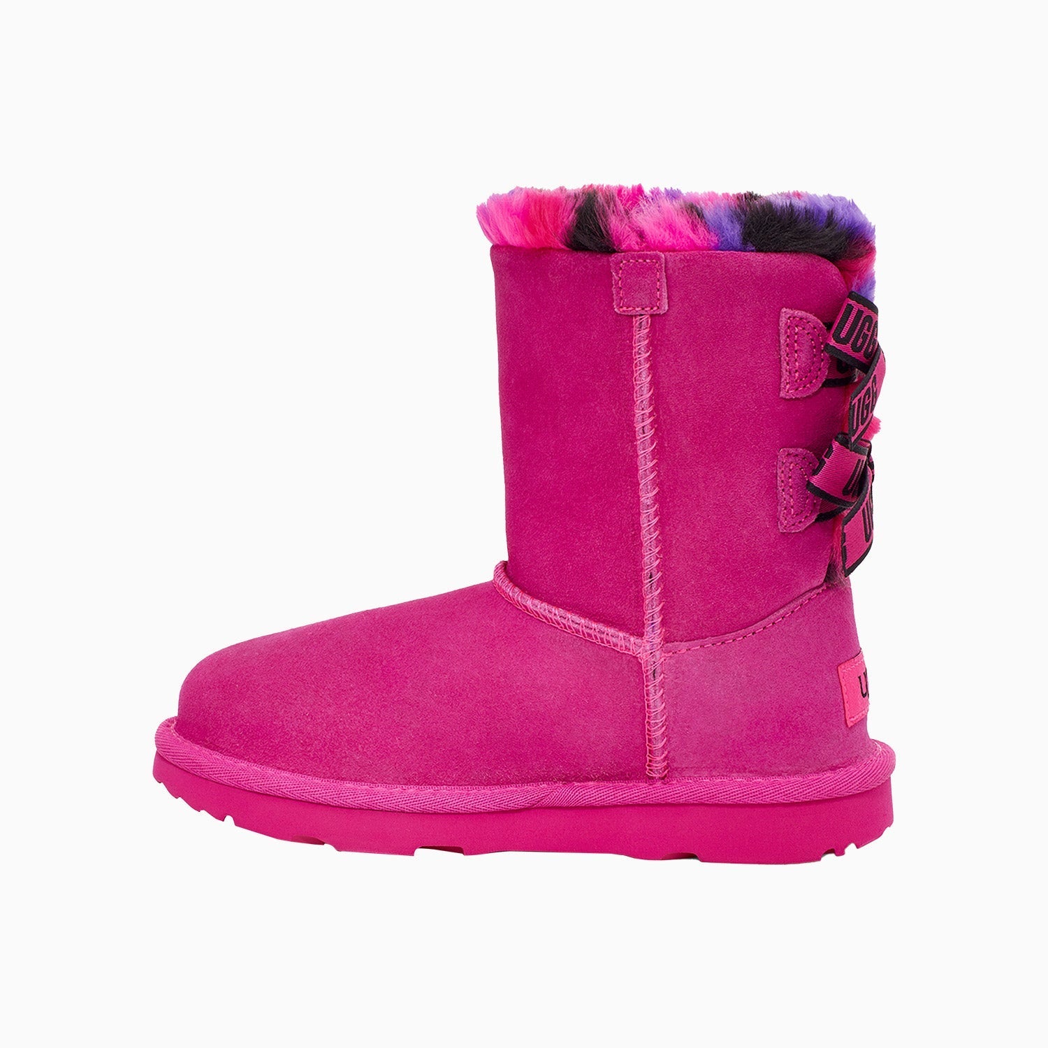 UGG Kid's Bailey Bow Plaid Punk Boot - Category: Little Kids, Big Kids - Tops and Bottoms USA -
