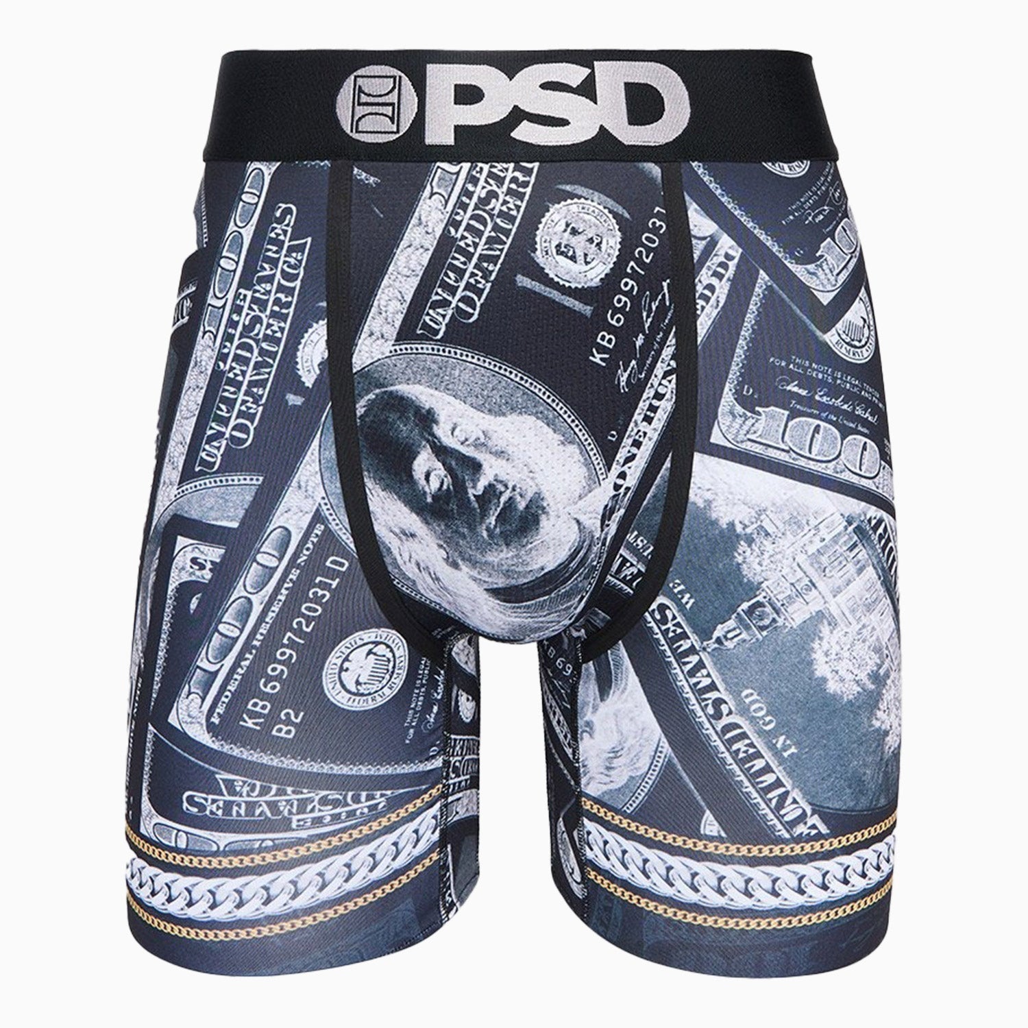 PSD Underwear Men's Dark Money Sport - Color: Black - Tops and Bottoms USA -