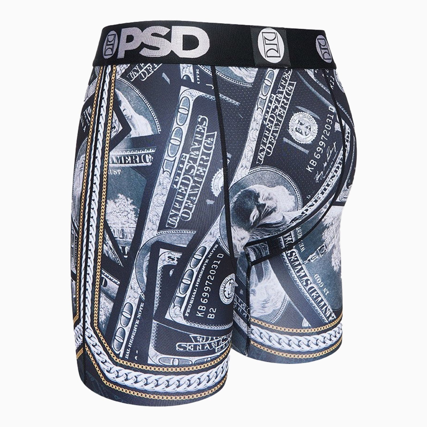 PSD Underwear Men's Dark Money Sport - Color: Black - Tops and Bottoms USA -
