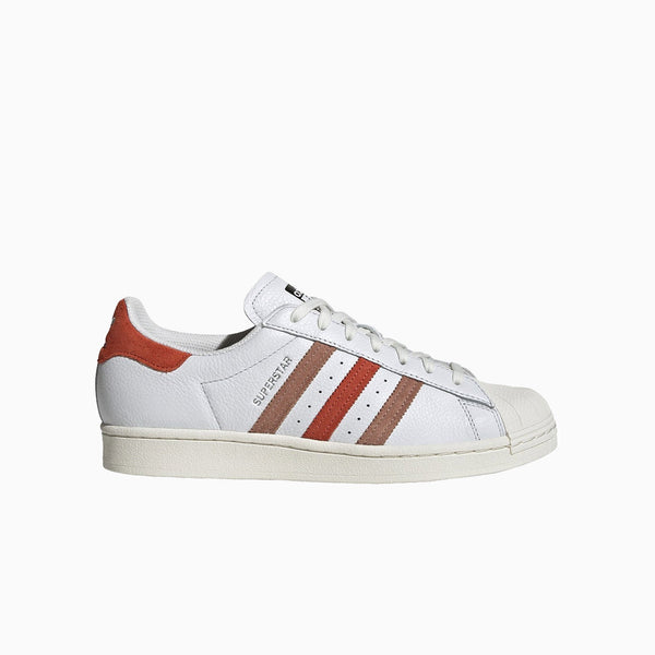 adidas Men's Originals Superstar Shoes Crystal White Red Clay / 9.5 adidas Men's Originals Superstar Shoes Crystal White Red Clay / 9.5
