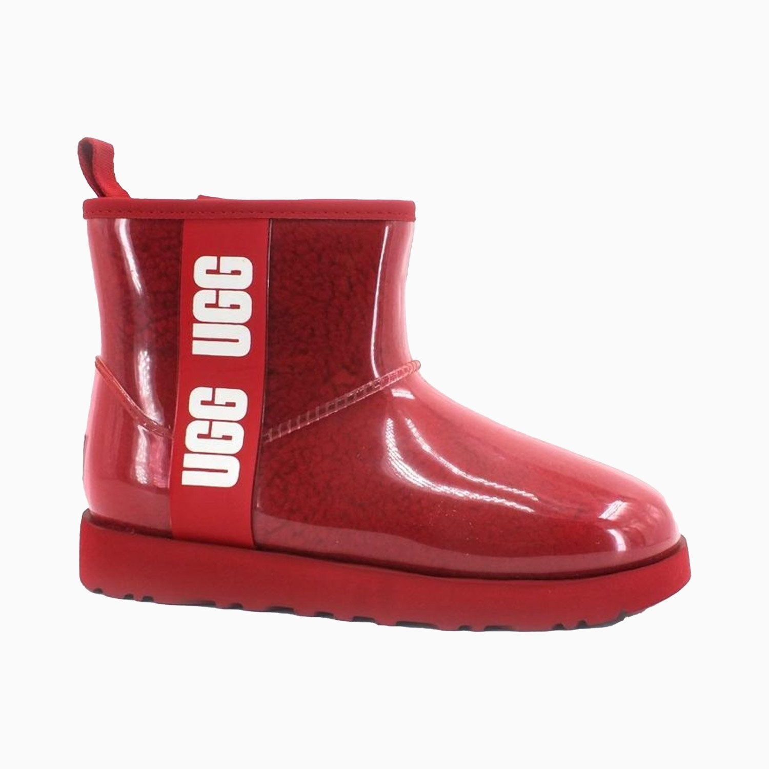 UGG Women's Classic Clear Mini Boot - Color: Samba Red - Tops and Bottoms USA -