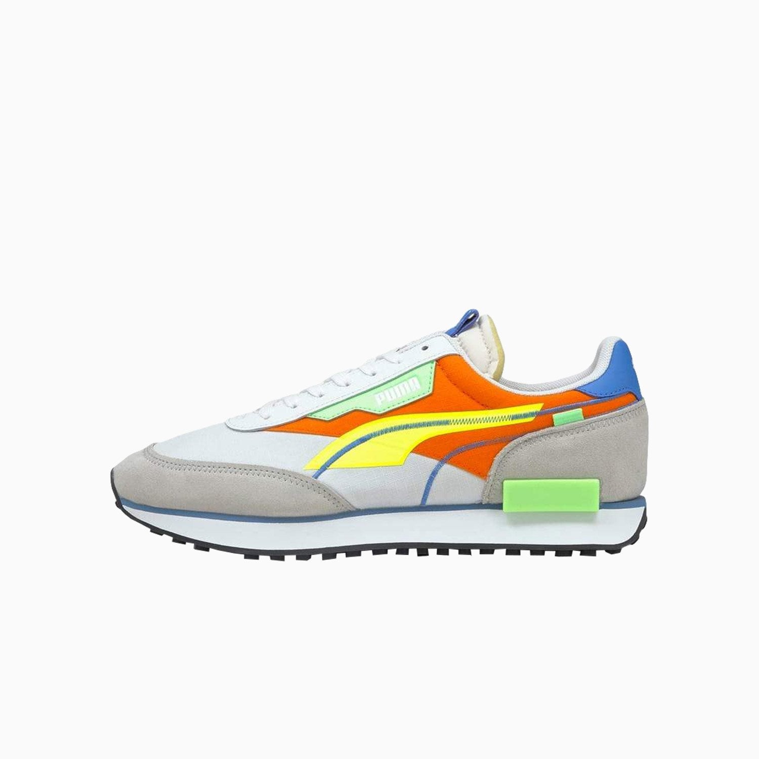Puma | Men's Future Rider Twofold SD Pop - Color: BLUE BLACK WHITE YELLOW, WHITE ORANGE GREY BLUE - Tops and Bottoms USA -