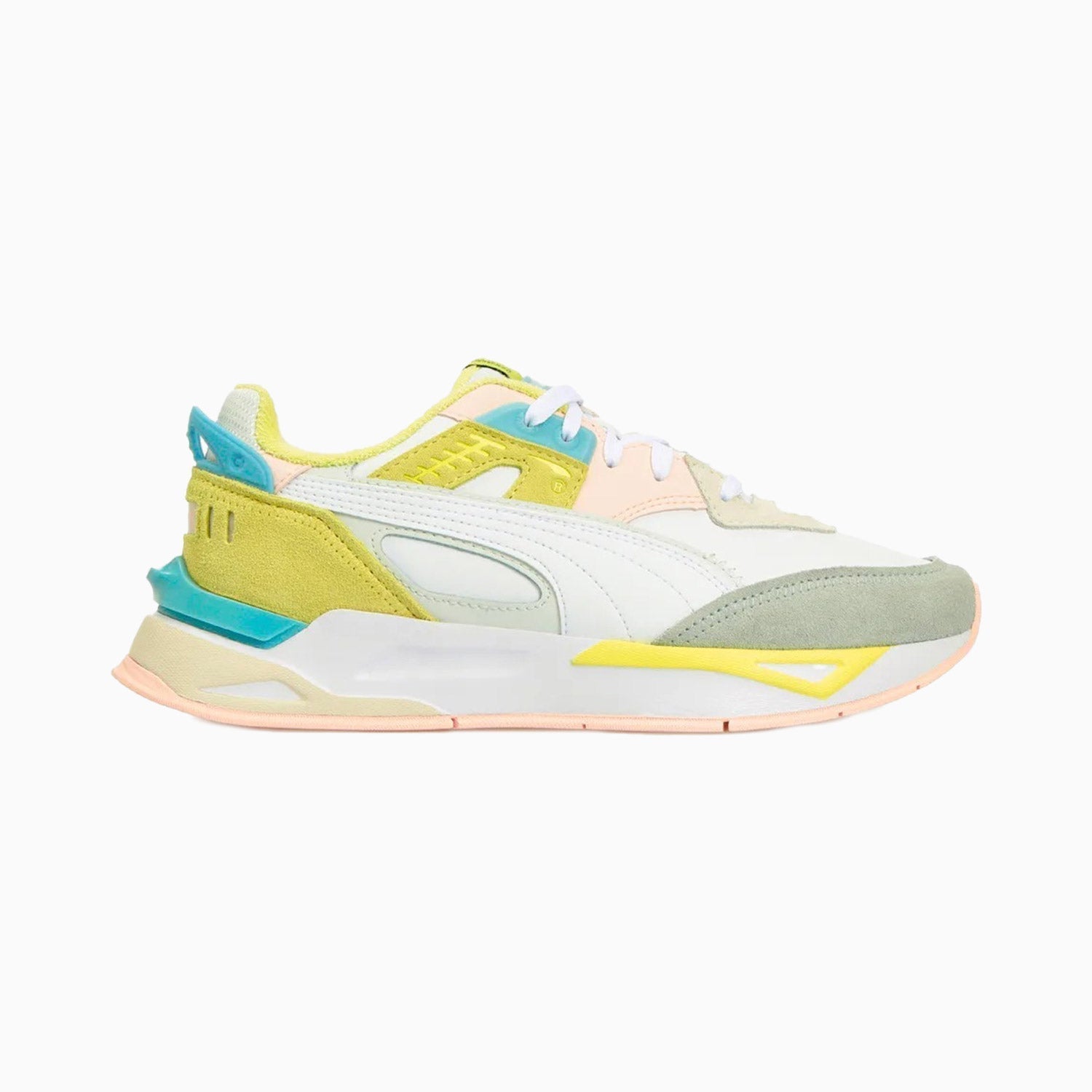 Puma Women's Mirage Sport Pastel Trainer Shoes - Color: White lotus - Tops and Bottoms USA -