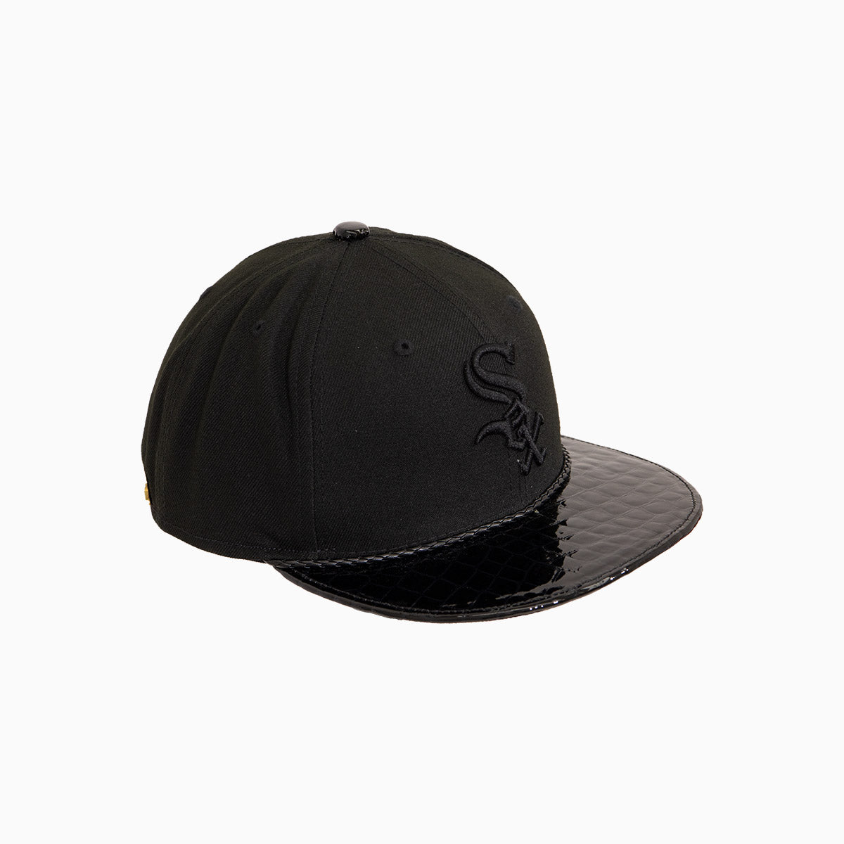 breyers-buck-50-chicago-white-sox-hat-with-leather-visor-breyers-tcwsh-black-1