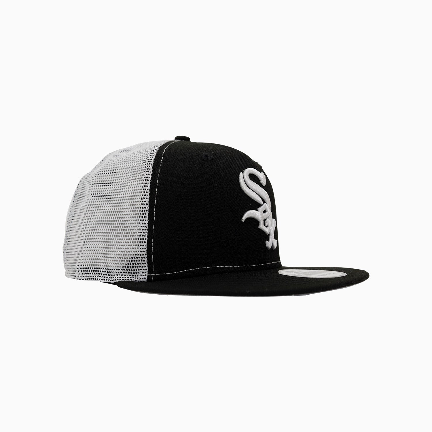Casquette plate noire snapback 9FIFTY Essential Chicago White Sox MLB New Era Casquette plate noire snapback 9FIFTY Essential Chicago White Sox MLB New Era