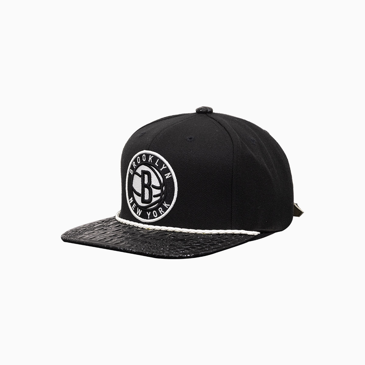 breyers-buck-50-brooklyn-nets-hat-with-leather-visor-breyers-tbnh-black