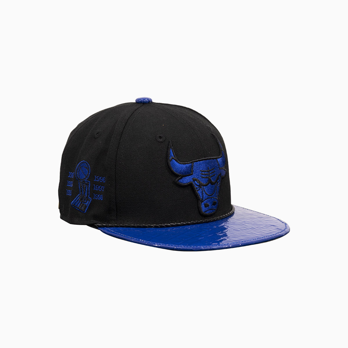 breyers-buck-50-chicago-bulls-hat-with-leather-visor-breyers-tcbh-black-blue