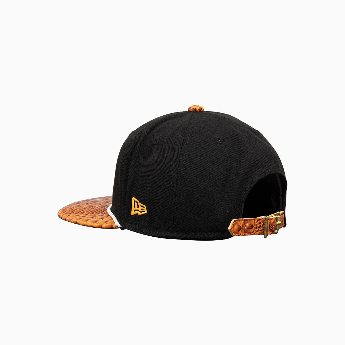 breyers-buck-50-chicago-bulls-hat-with-leather-visor-breyers-tcbh-black-orange
