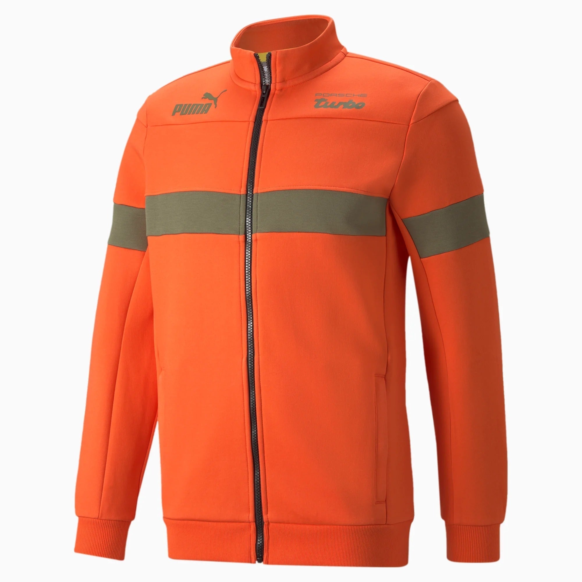 Puma Men's Porsche Legacy SDS Tracksuit - Color: Orange - Tops and Bottoms USA -