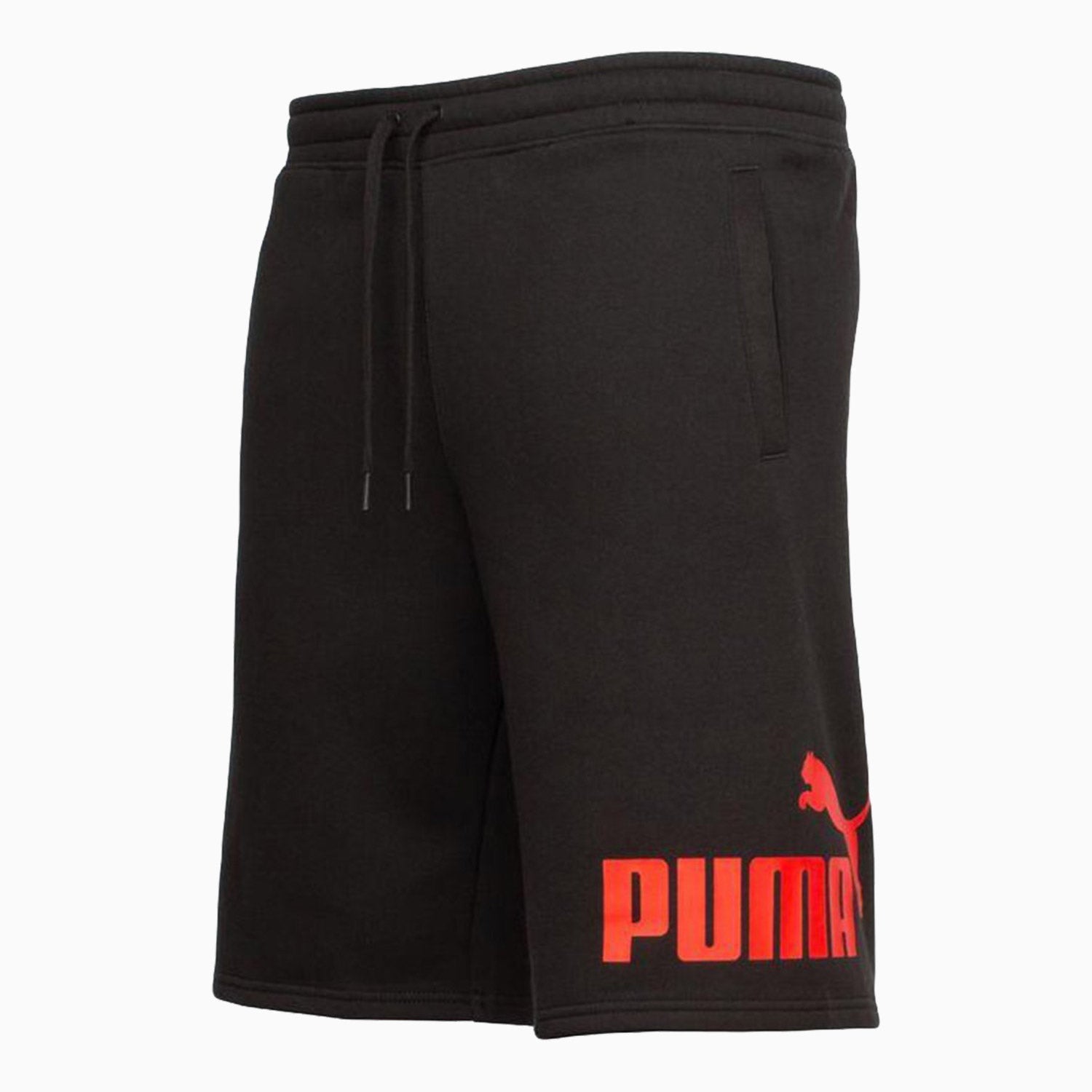 Puma Men's Big Fleece Logo Short - Color: ORANGE, BLACK RED, BLACK, BLUE, WHITE, PINK, NAVY BLUE - Tops and Bottoms USA -