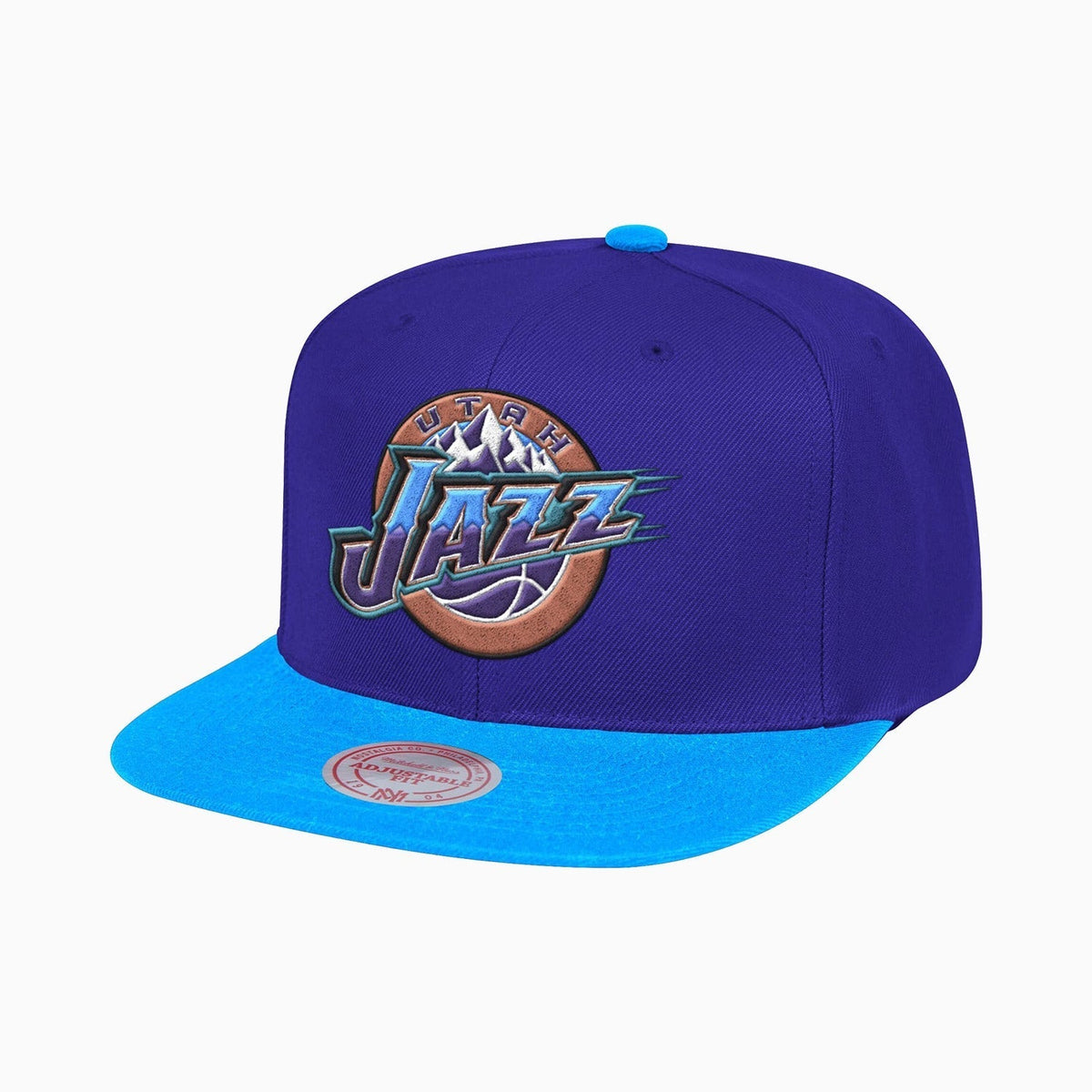 Mitchell And Ness Utah Jazz Wool 2 Tone NBA Snapback Hat