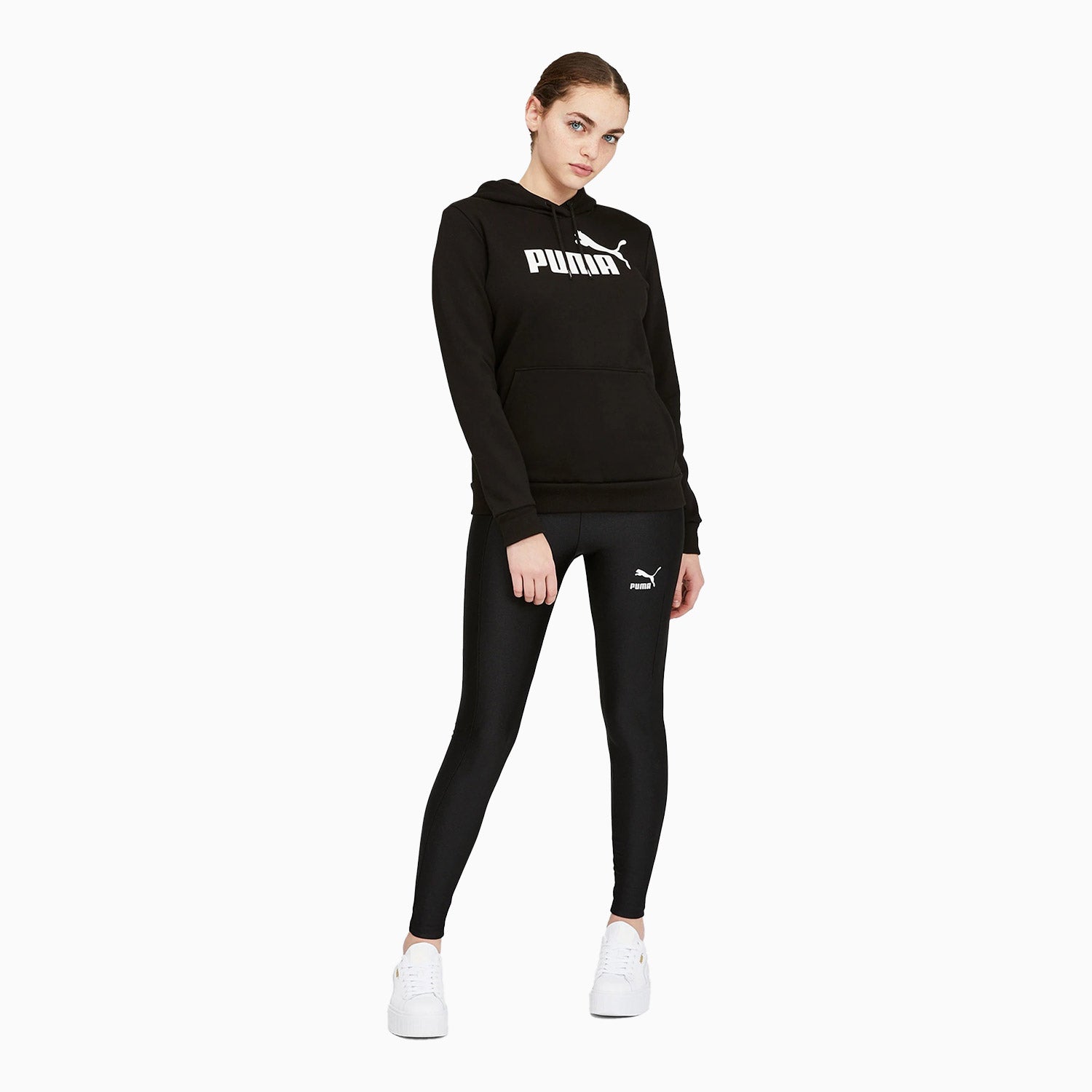 Puma Women's Essential Outfit - Color: Black - Tops and Bottoms USA -