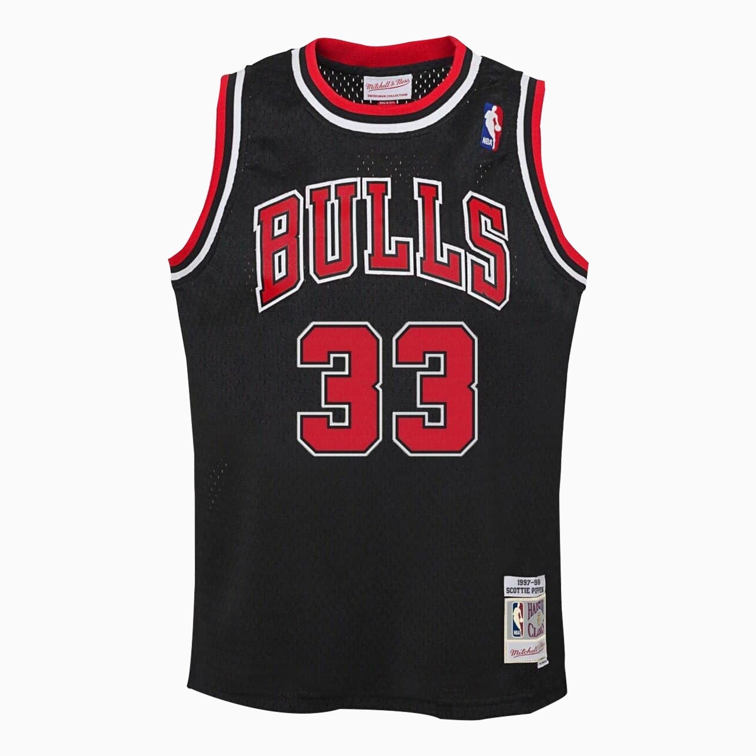 T-shirt Mitchell & Ness Chicago Bulls # 33 Scottie Pippen Name